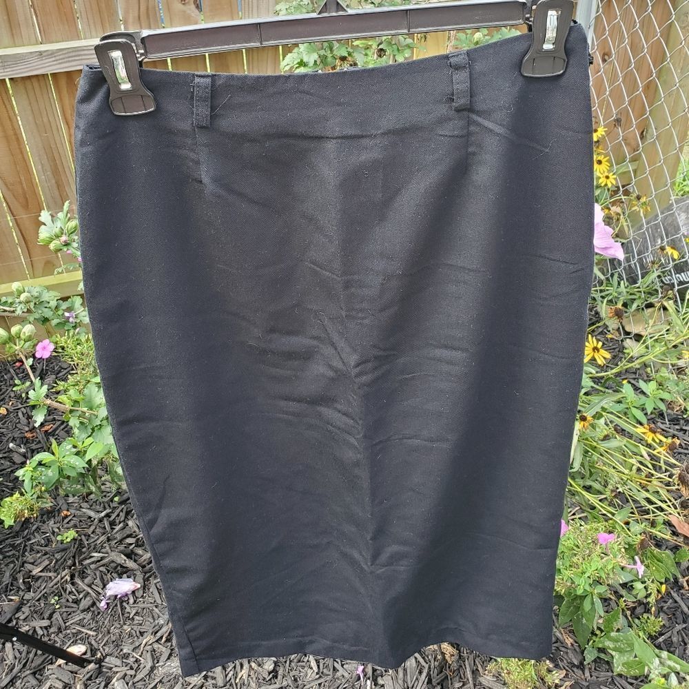 Black Midi Skirt